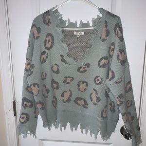 Mint and Pink Miracle Sweater